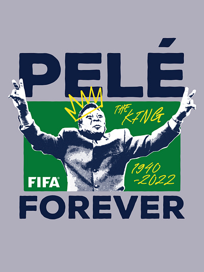 Pele Memorial Concept 2 branding design graphic design illustration logo typography vector