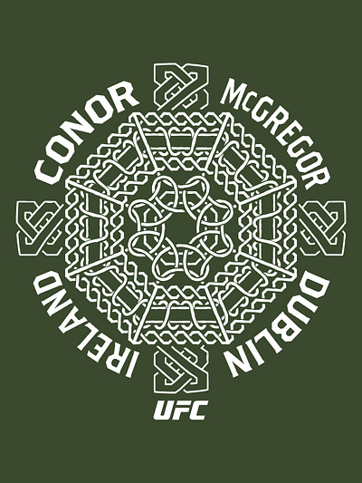 UFC Conor McGregor Celtic Design branding design graphic design illustration logo vector