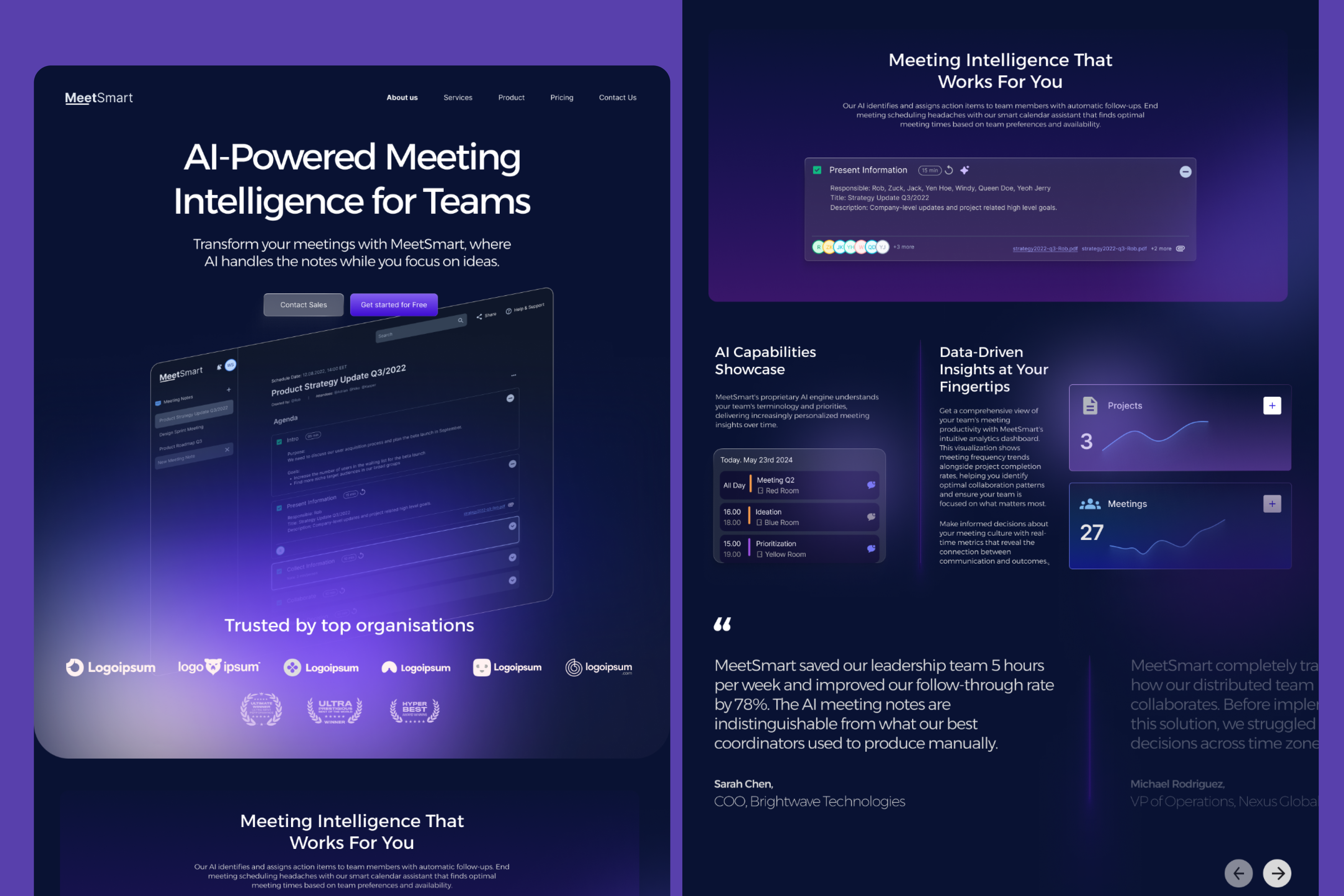 Example of Landing Page Figma Only