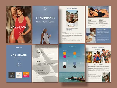 Brand Identity Design for Jae Zhane brand brand guideline brand identity branding color design digital digital art elegant fashion feminine font graphic design identity branding logo logo usage luxury sport sports typography