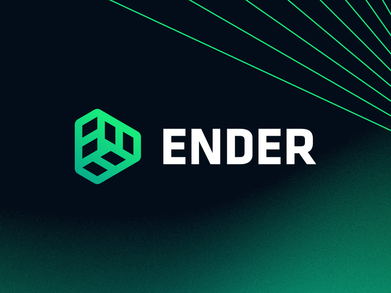 Ender Brand Identity Design branding branidentity design game gaming logo logodesign minimal modern