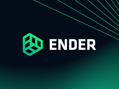 Ender Brand Identity Design branding branidentity design game gaming logo logodesign minimal modern