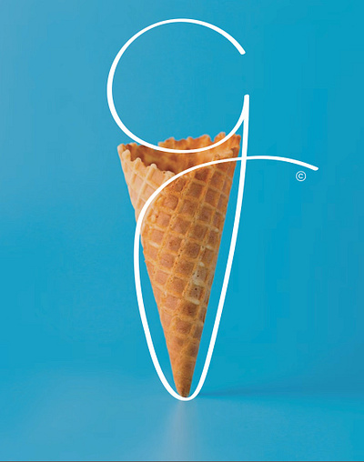 Glacé aux fruits - branding adobe adobe illustrator adobe photoshop blue brand branding cone design fruits gelato glace graphic design ice cream ice cream parlour illustration logo poster typography