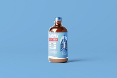 Prospan Cough Syrup Packaging Design app branding design graphic design illustration logo typography ui ux vector