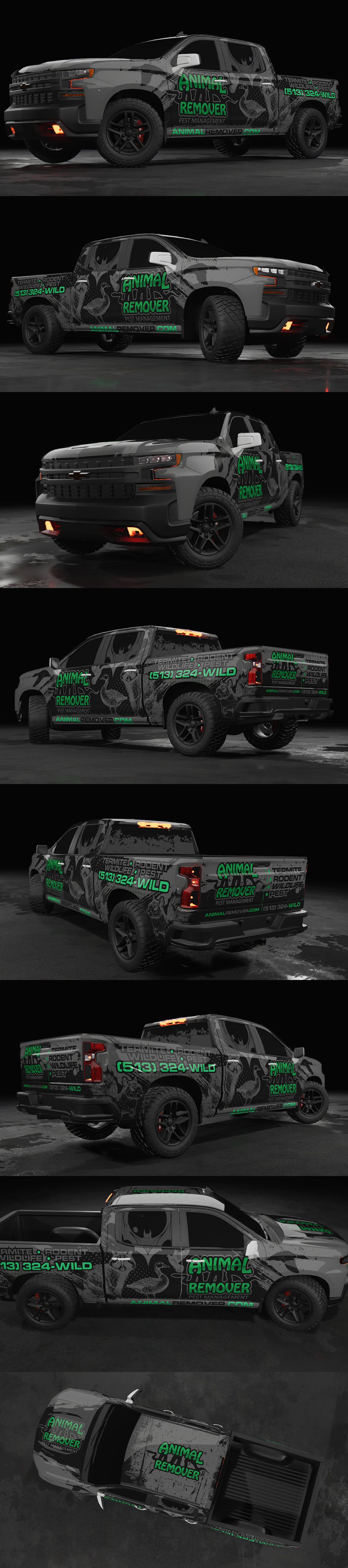 Creative Truck Wrap For Animal Remover creative truck wrap truck wrap