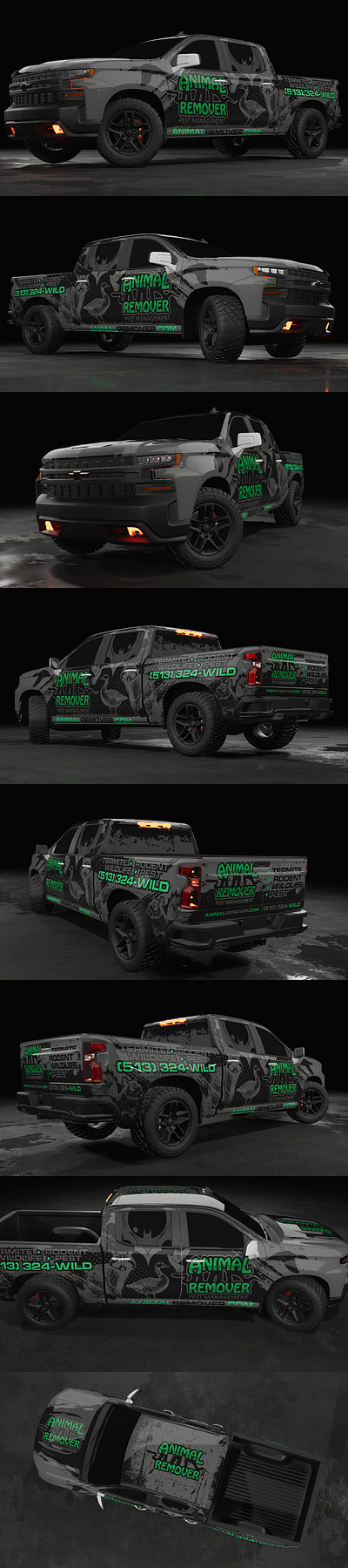 Creative Truck Wrap For Animal Remover creative truck wrap truck wrap