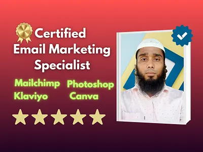 Professional Email Marketing Specialist banner design canva email design email marketer email marketing design graphic design klaviyo mailchimp photoshop trendy email design