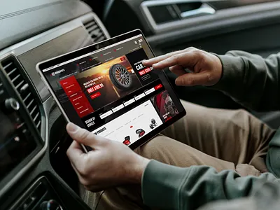 Auto Parts Landing Page auto parts automobile car car repair services car services carparts design graphic design landing page motopart ui uikits website
