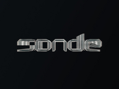 sonde® 3d brand brand identity branding logo logo design logomark logotype render tech visual identity