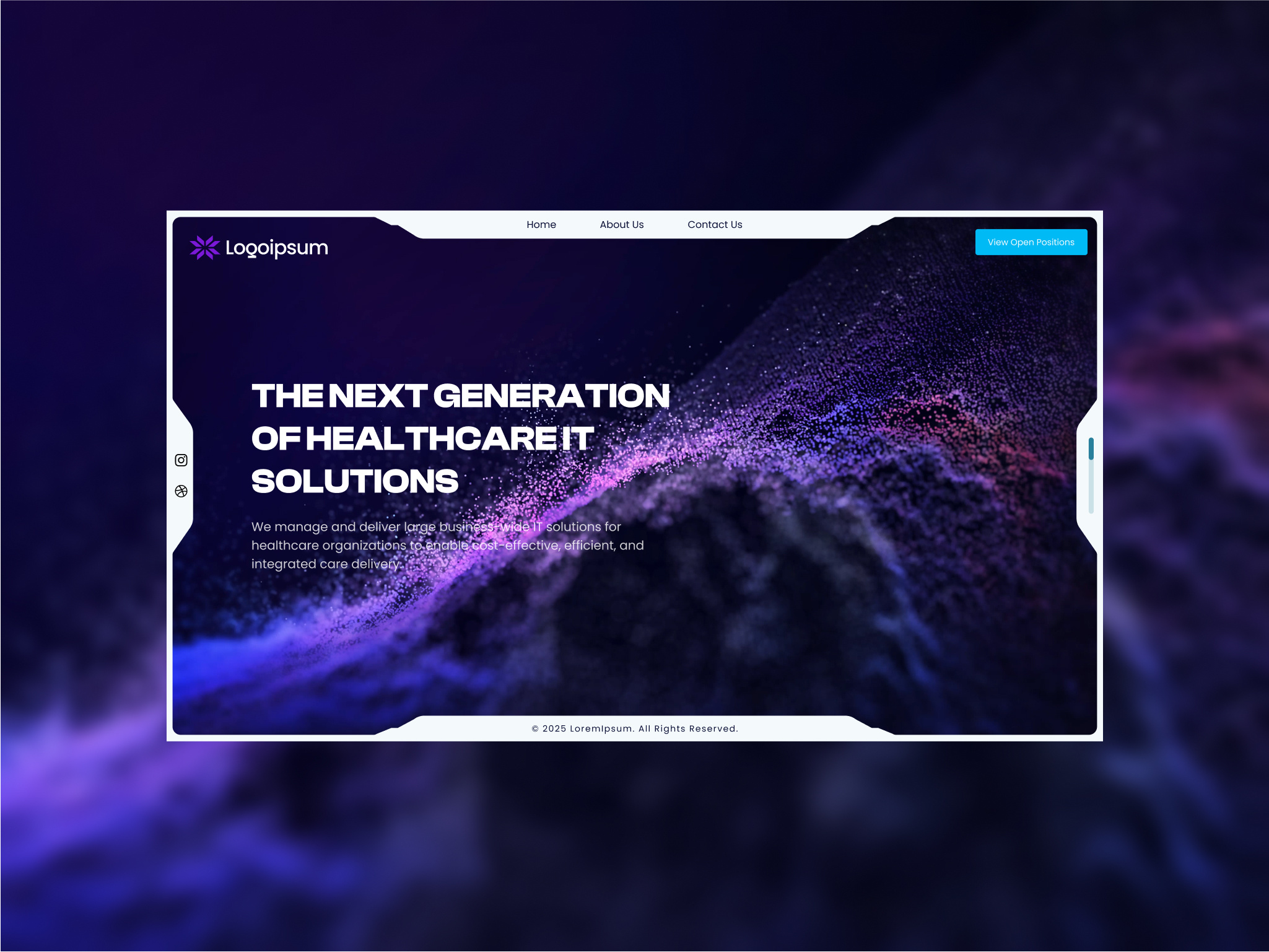 IT Website Design animation branding company website design graphic design illustration information technolog it logo minimal web design ui vector website design