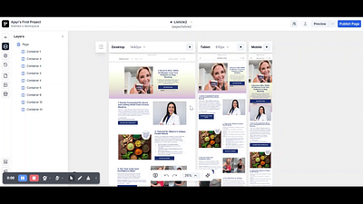 Listicle Page Built in Replo ecommerce figma landing page replo shopify website