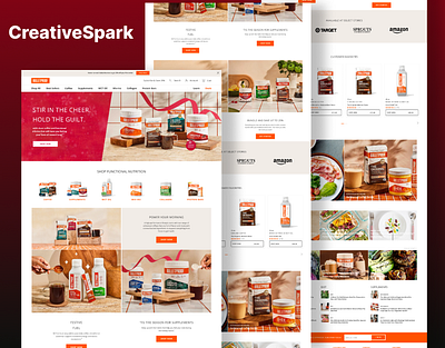 Home Page Design in Figma figma replo shopify shopify store ui