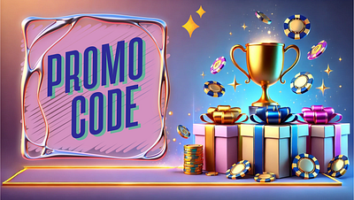 Promo Template branding casino design graphic design illustration logo online casino promo promocode template