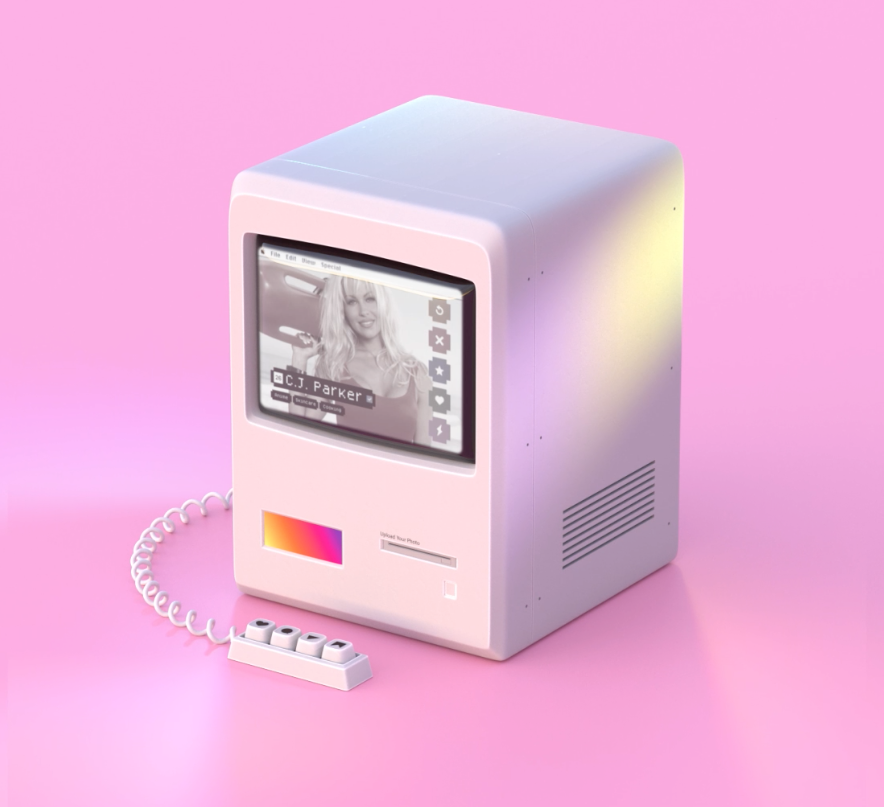 80s UI 3d animation app design illustration motion graphics product design ui ux