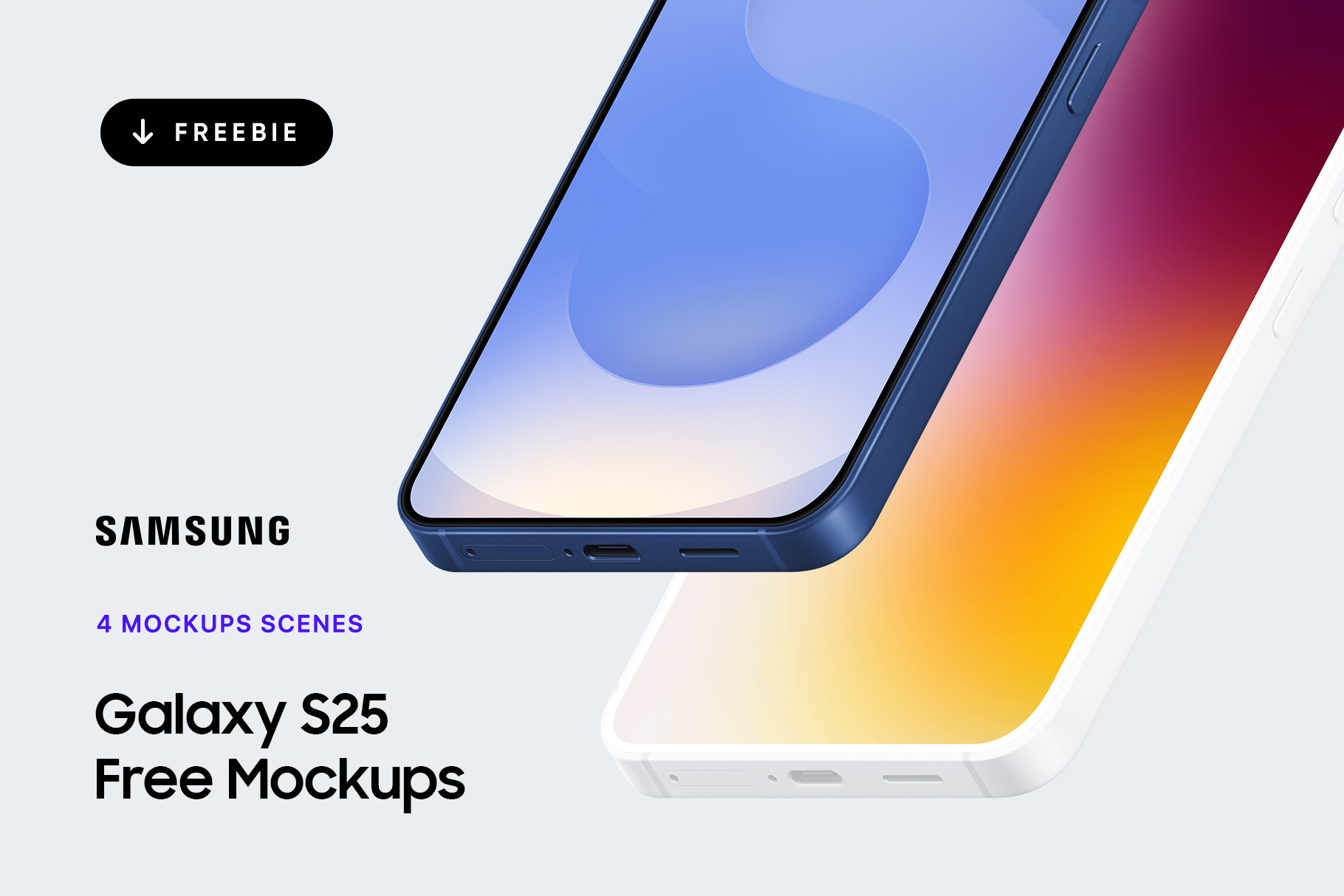 Free Samsung Galaxy S25 Mockups Scenes android clay clay mockup customizable figma free free mockup freebie galaxy s25 galaxy s25 clay galaxy s25 free galaxy s25 mock up galaxy s25 mockup mobile mockup psd samsung smartphone template ui