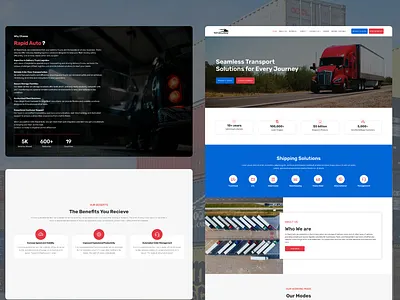 Super Dispatch – UI/UX Design for a Transport Dispatch Platform branding design dispatch figma freight landing page logistics logo ui ux
