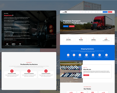 Super Dispatch – UI/UX Design for a Transport Dispatch Platform branding design dispatch figma freight landing page logistics logo ui ux