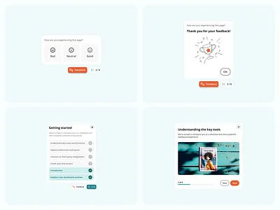 Onboarding Flow Step-by-Step flow getting started light ui minimal modal onboarding saas sign in sign up signup user journey ux web app welcome
