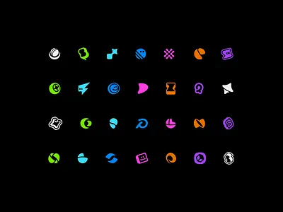 Logos 2025 app brand branding design icon set icons illustration ios logo logo designer logomark mark simple ui