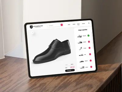 Shoes 3D Configurator App UI/UX 3d configurator app design mobile design shoes configurator ui ux