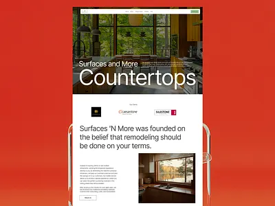 kitchen and countertops website design agency website app best ui design design landingpagedesign ui website design