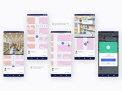 Indoor Navigation (Navigate the store) app concept indoor navigation navigate the store store navigation ui design user experience user interface