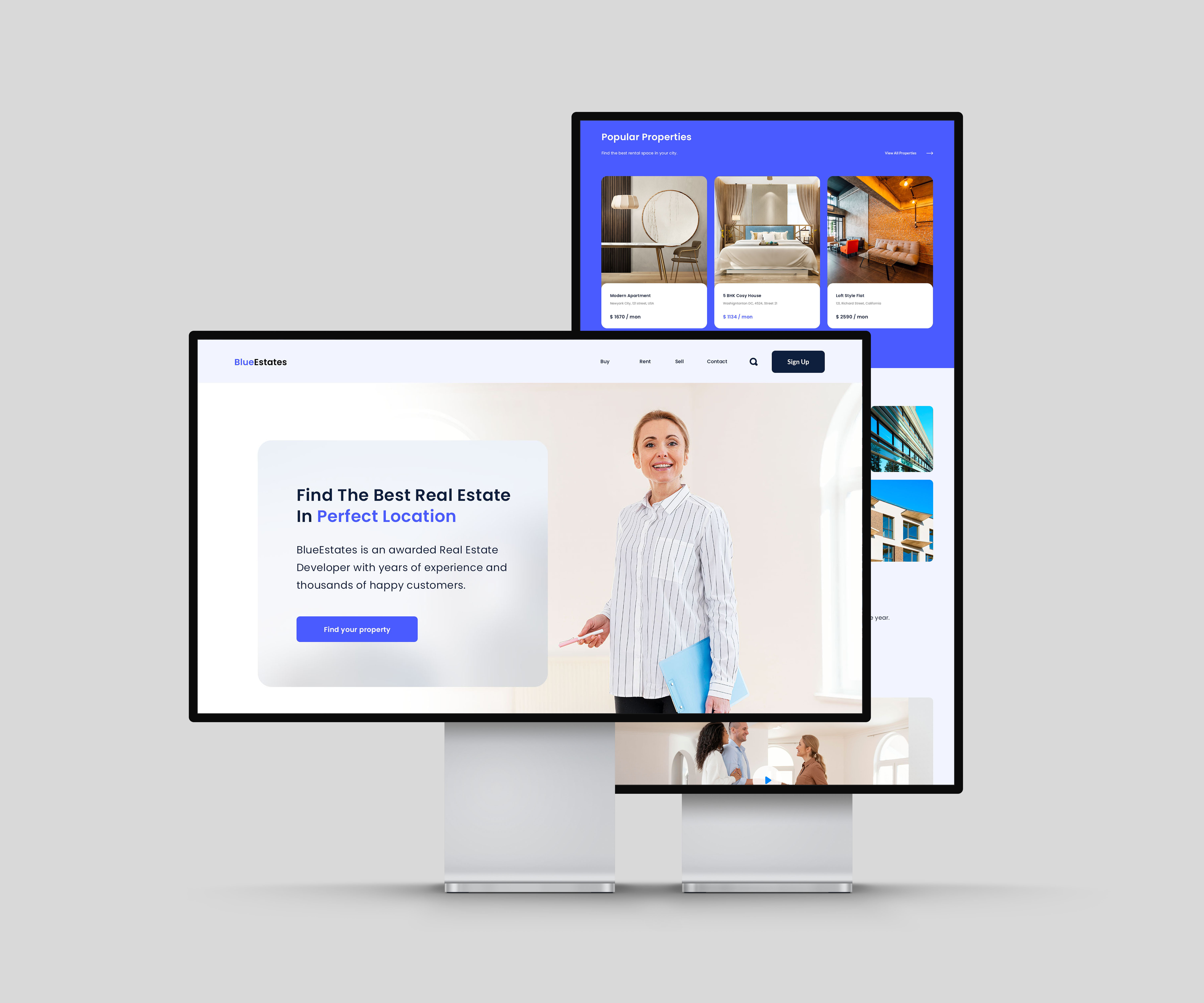 Example of Website Design + Development