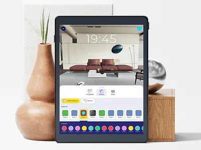 Ixaria 3D Configurator UI/UX 3d configurator app design custom furniture mobile design ui ux