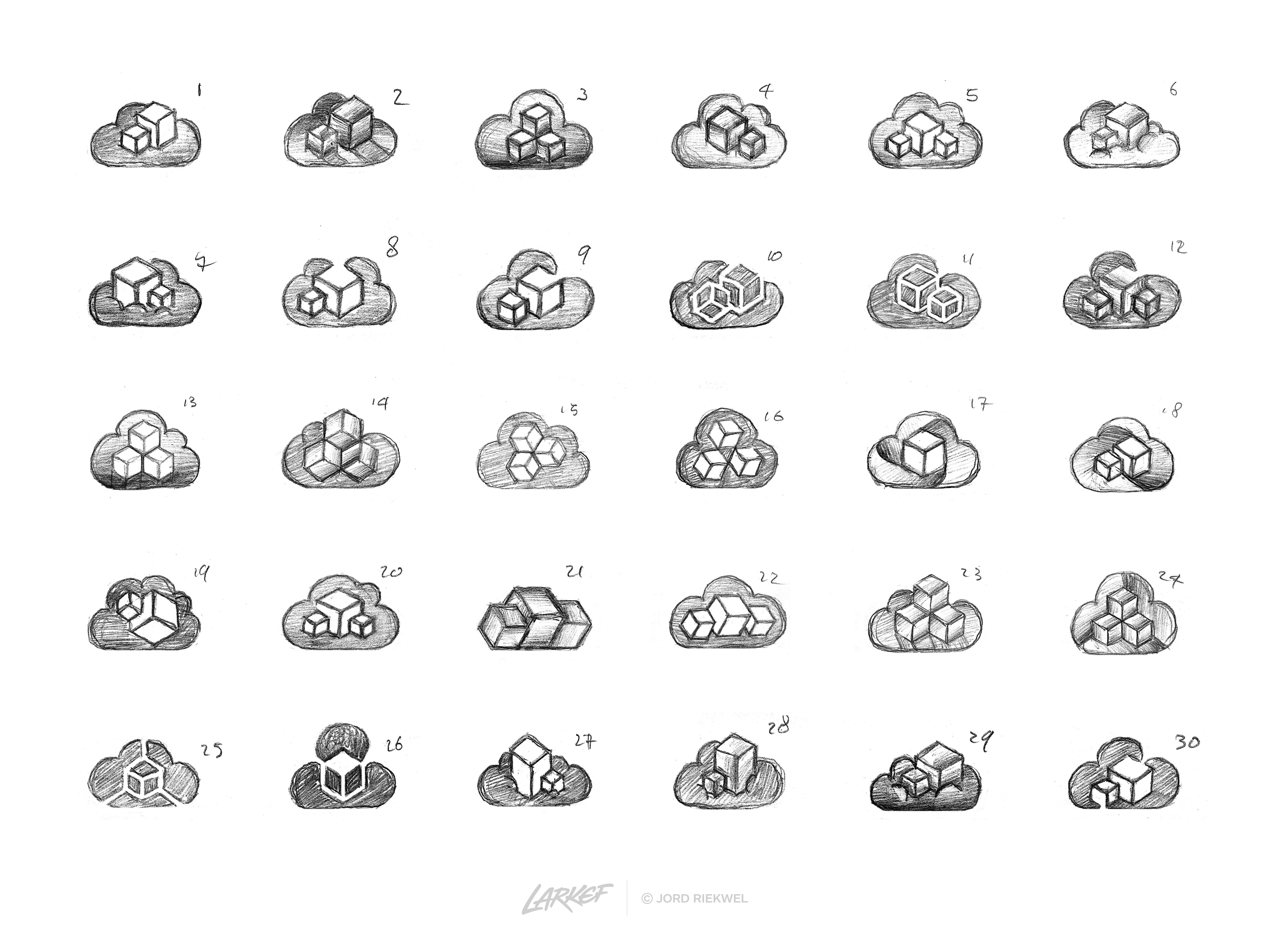 Example of Logo Design – Concept Sketch Exploration