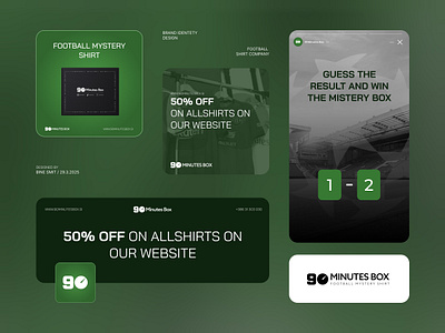 90 Minutes Box - Branding branding graphic design logo