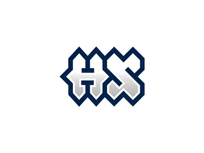 Classic HX Monogram Old School Logo traditiona