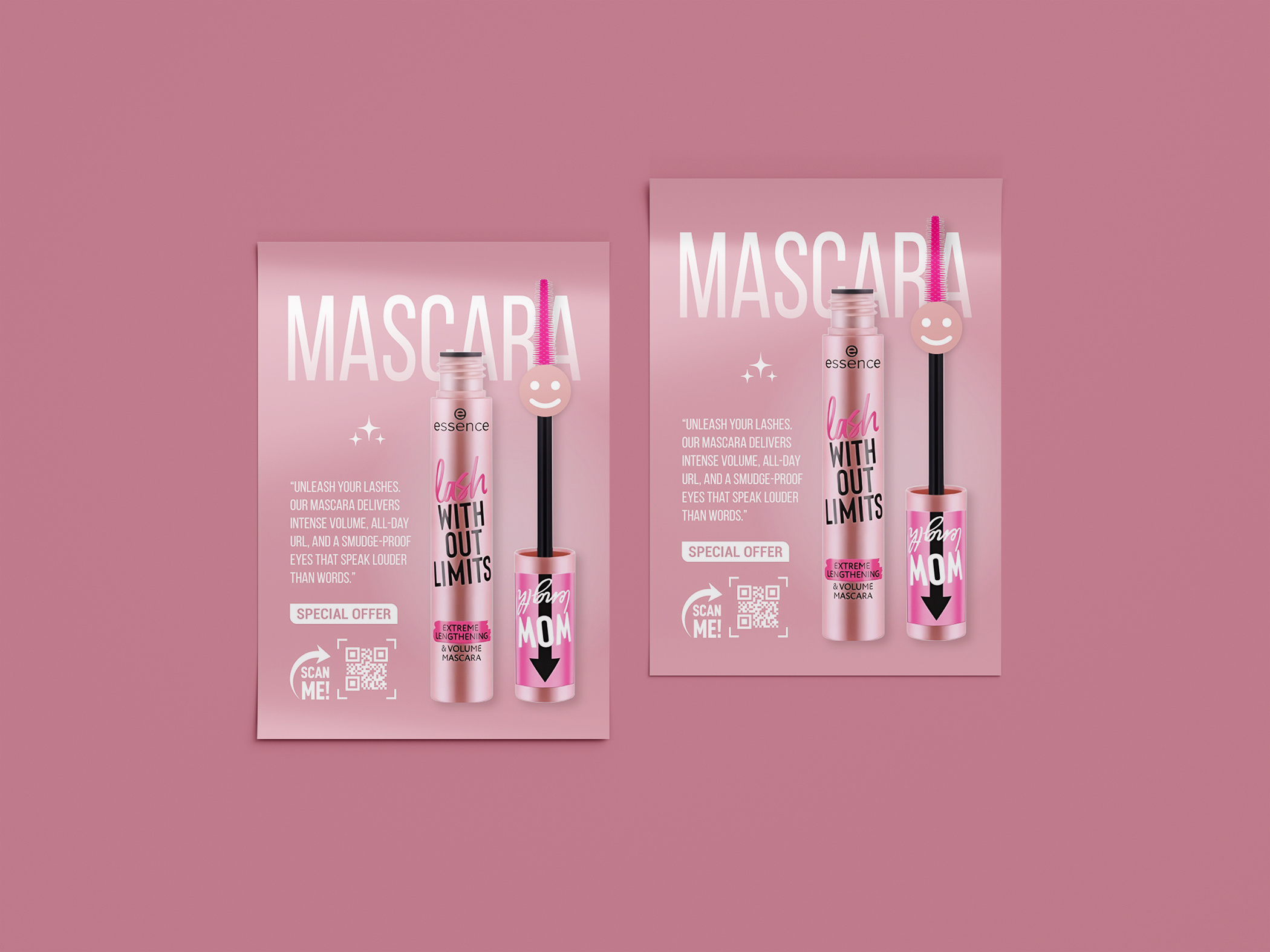 Product Poster | Makeup Poster | Mascara Poster✨ beautyadflyer branding cosmeticposter creative flyer design eyelashposter flyer glamflyer graphic design lashflyer makeupbrandingflyer makeupposter marketting mascaradesignposter mascaraposter productposter