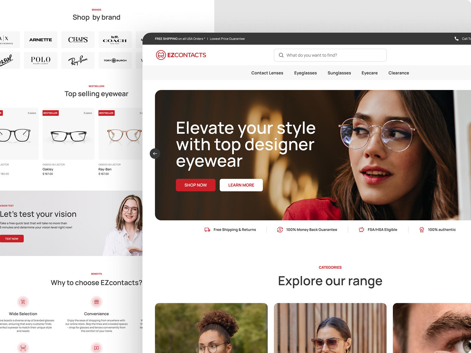Example of E Commerce Website Design
