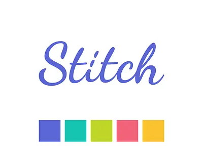Stitch Logo caribbean flat haiti haitian island logo palette sewing stitch textile tropical vector