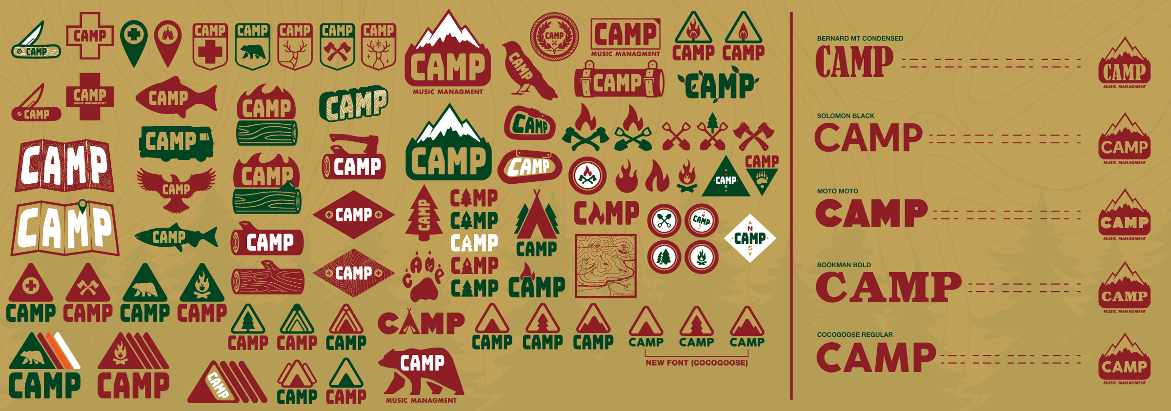 CAMP Label Tests camp label logo music record