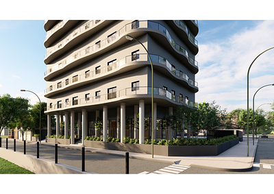 Balcones de la Rivera - Renders architecture arq design renders