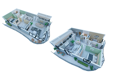 Balcones de la Rivera - Renders architecture arq design documentacióntecnica renders