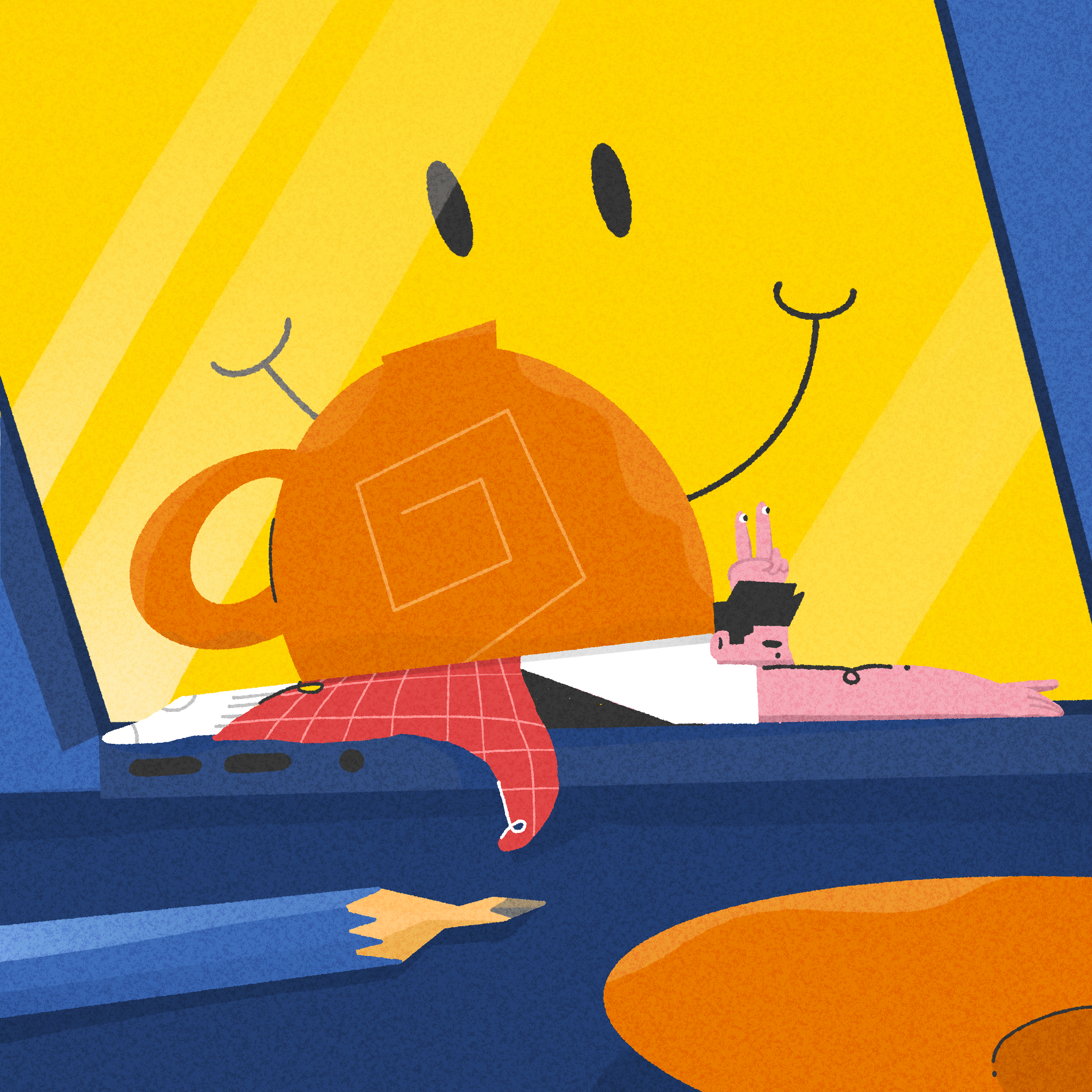 I Am Snail art character expressive illustration people procreate