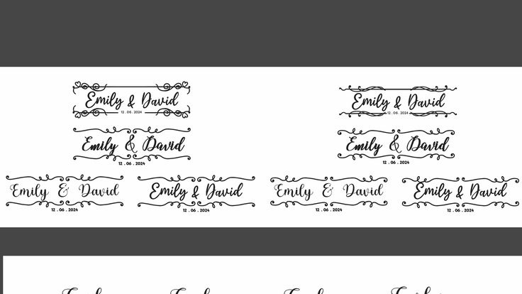 Curvy line art designs curvy borders floral line art monogram