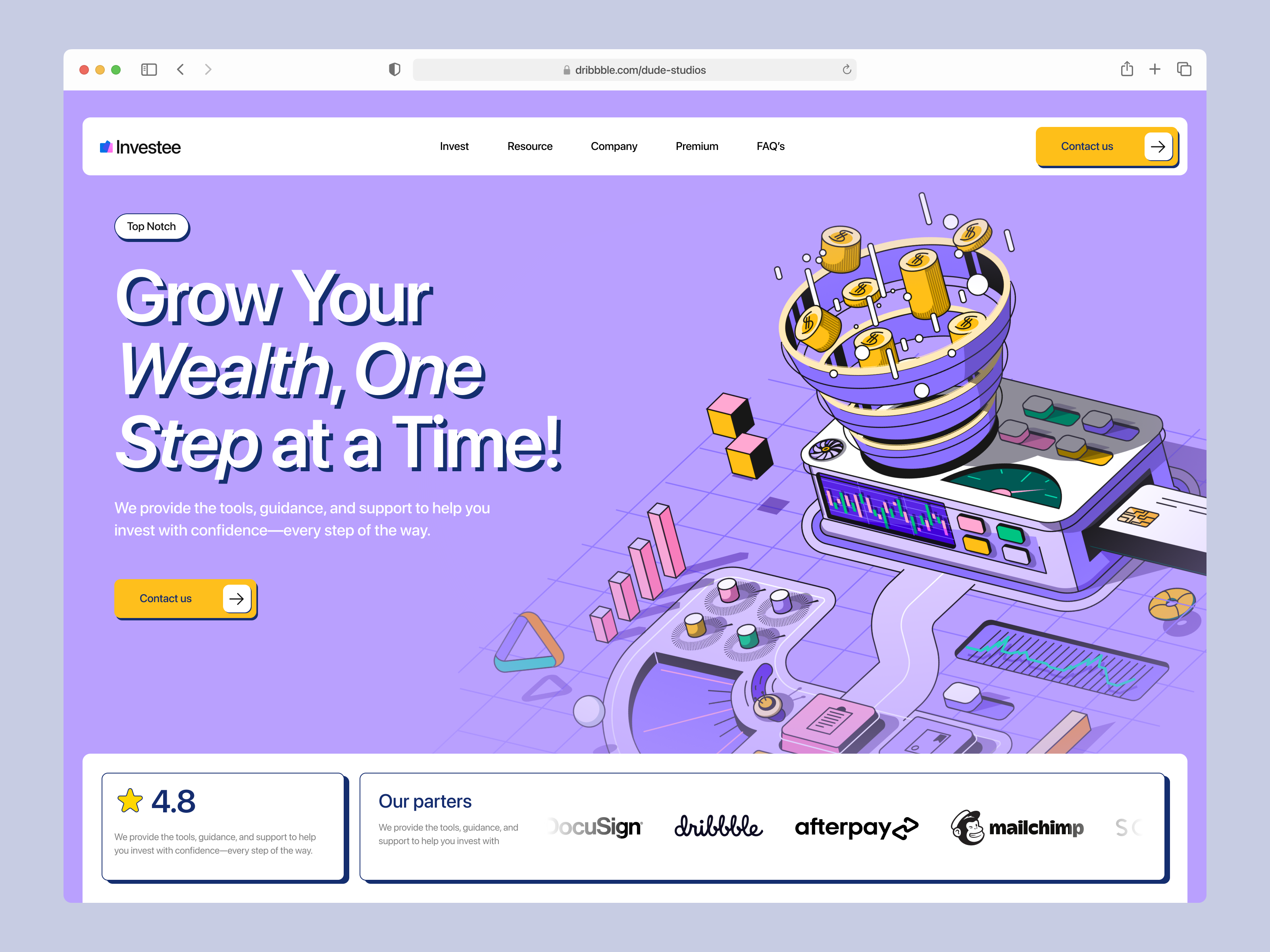 Example of Website Design (5 Pages) 