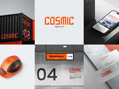 Cosmic Logistics - Brand Identity brand design brand identity branding design graphic design logistics logo logo design visual visual identity