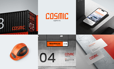 Cosmic Logistics - Brand Identity brand design brand identity branding design graphic design logistics logo logo design visual visual identity
