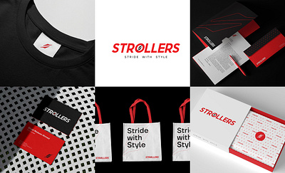 Strollers - Fashion Brand Identity brand design brand guidelines brand identity branding design graphic design logo visual visual identity