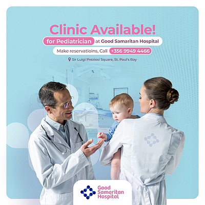Good Samaritan Hospital brand design flyer graphic design social media design