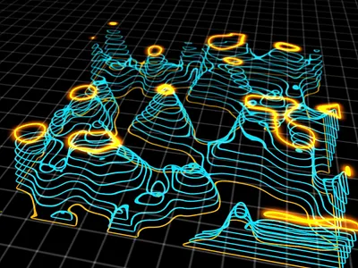 Canyon effect on After Effects 3d animation graphic design motion graphics