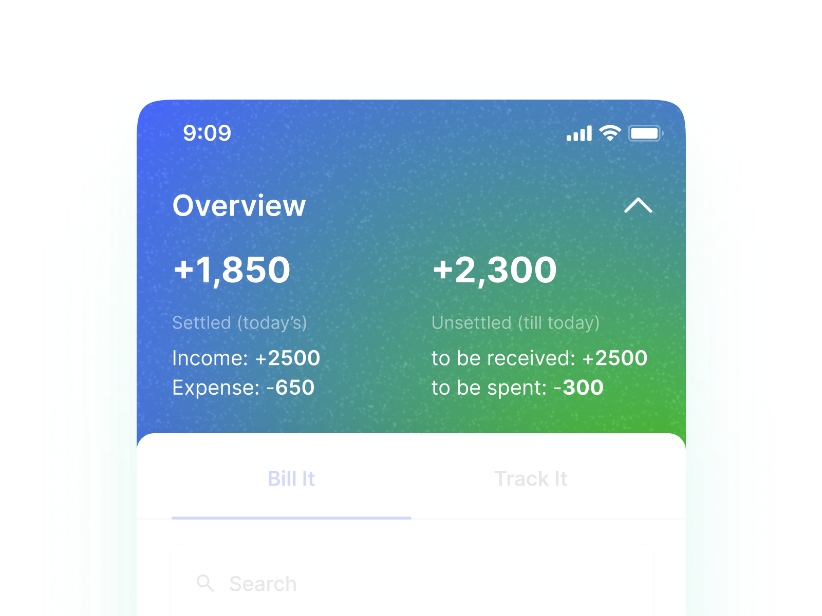 Financial tracker app UI app design finance minimal tracker typography ui ux