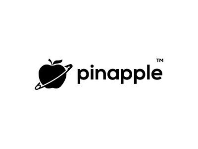 pinapple (🧷+🍎) Logo Design abstract apple logo best logo branding creative fintech fruit logo illustration ldalamgir logo logo design logo trends 2023 logotype mark minimal pinapple pineapple logo technology ui vector