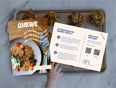 Ojaswe Shipping Insert graphic design marketing collateral print design