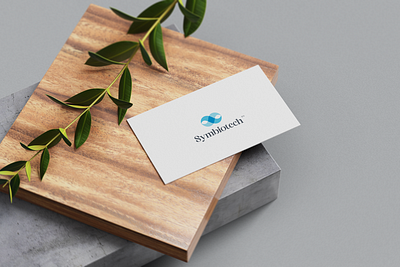 Symbiotec branding graphic design illustration logo vector