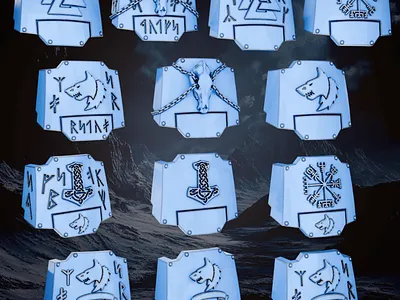 Space Wolves redemptor shoulders 3d 3d art 3d model 3d printing 3d sculpting blender warhammer